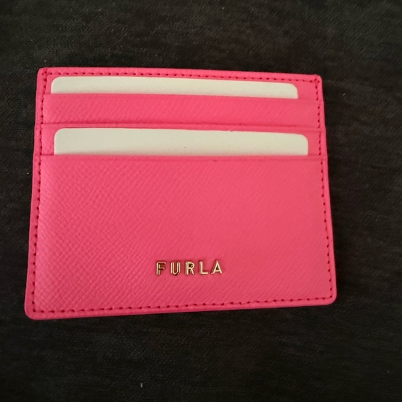 Furla authentic Vibrant hot Pink Card Case all included NWT - Picture 7 of 7